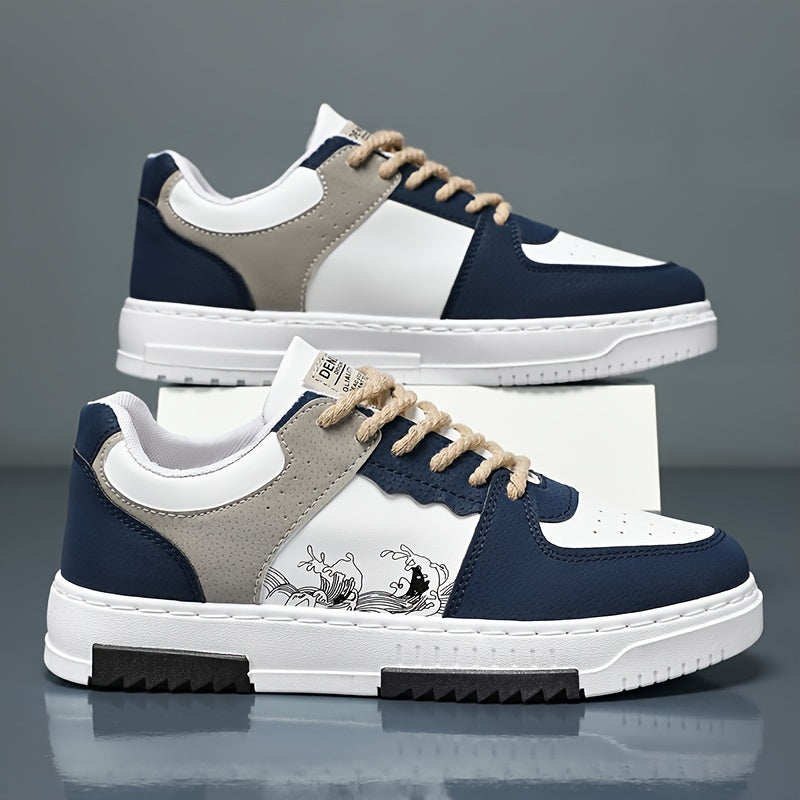 vit, beige, blå