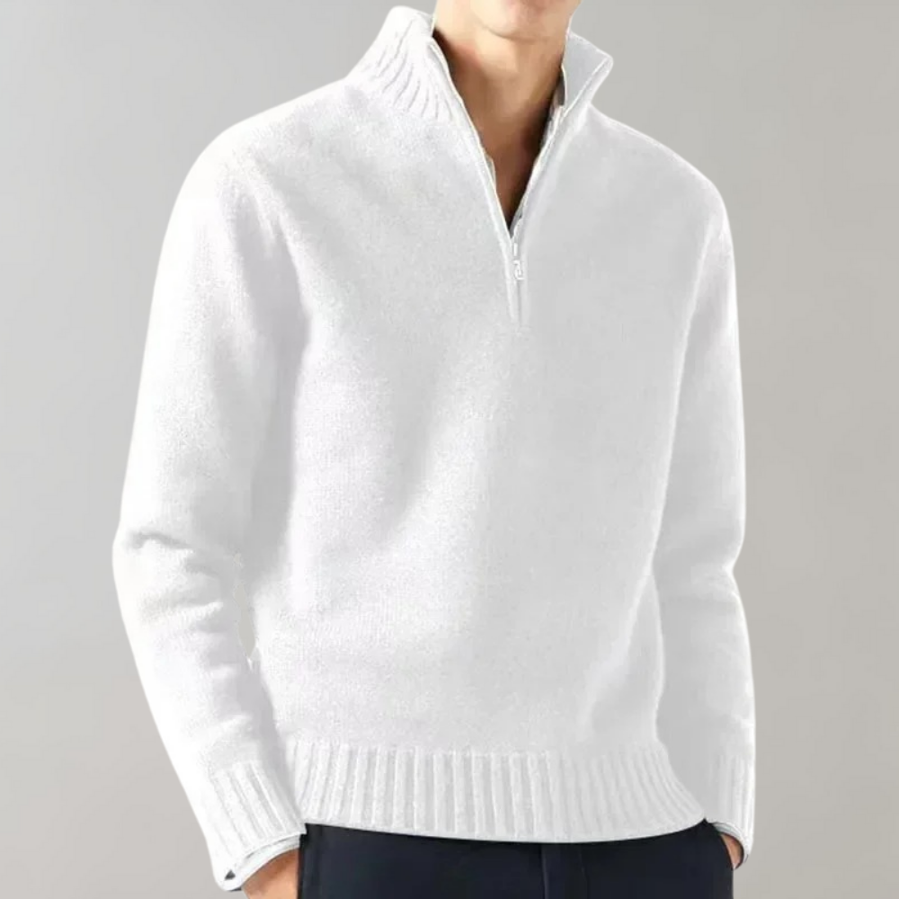 Fleece Zip Tröja för Herr | Perfekt för Utomhusaktiviteter