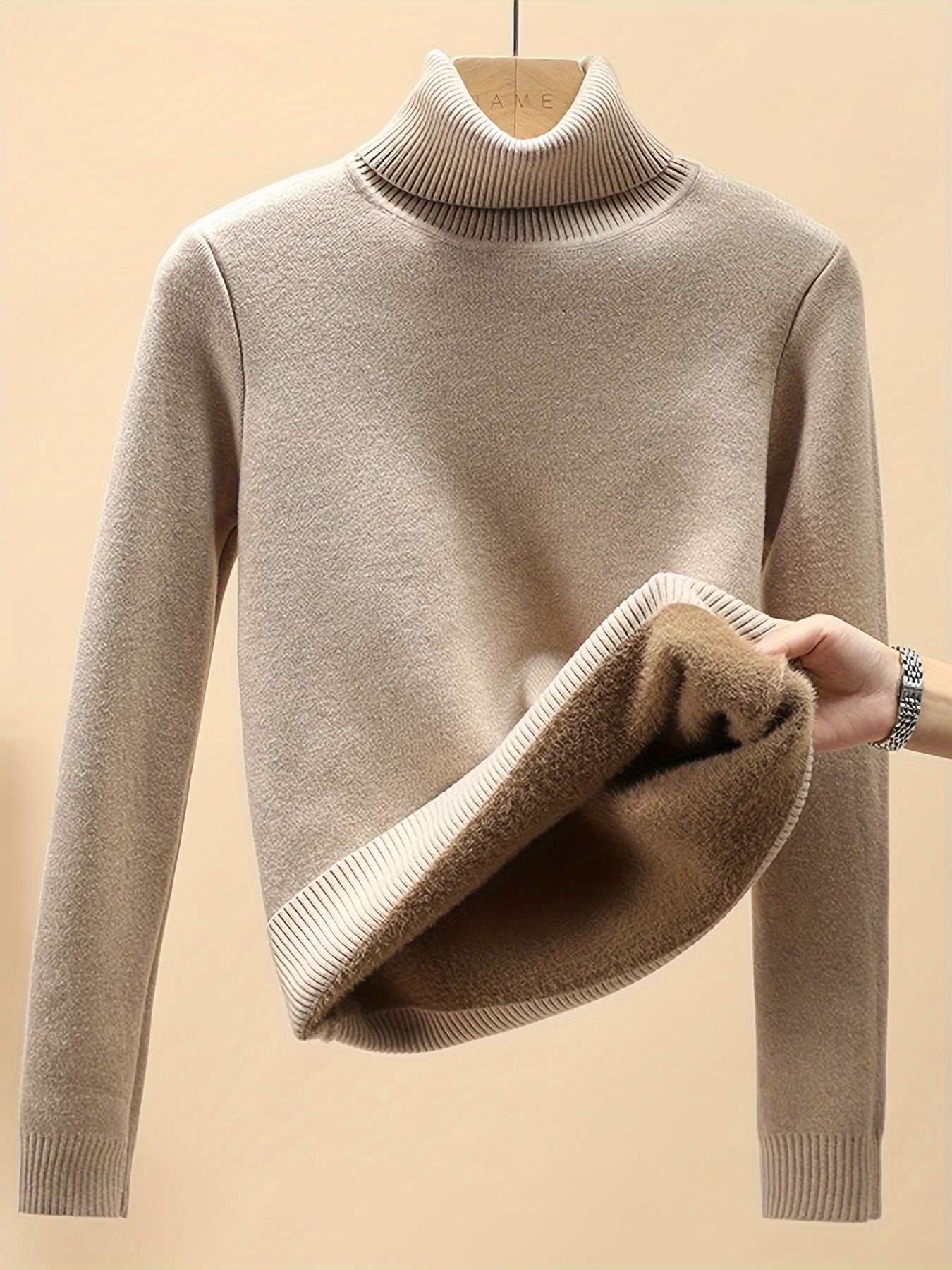 Bekväm Förstärkt Slim Fit Top för Dam | Perfekt för Höst/Vinter