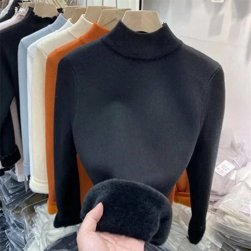 Polotröja med Fleecefoder för Dam | Perfekt för höst/vinter