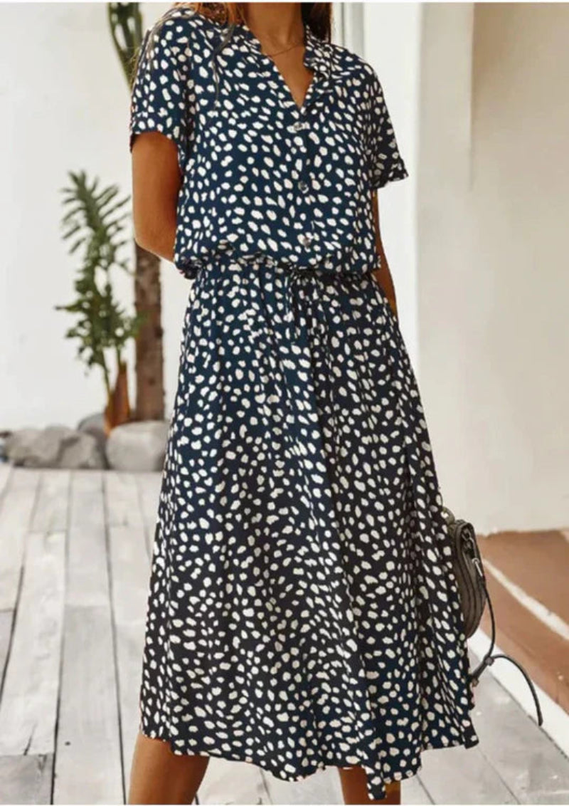 Somrig Vintageklänning För Kvinnor | Ideal för sommaren