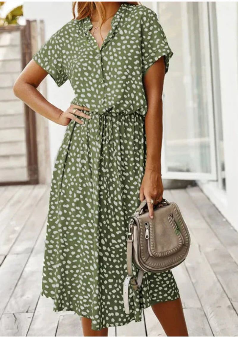Somrig Vintageklänning För Kvinnor | Ideal för sommaren