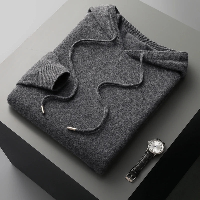 Hoodie I Merino För Män | Ideal för alla årstider