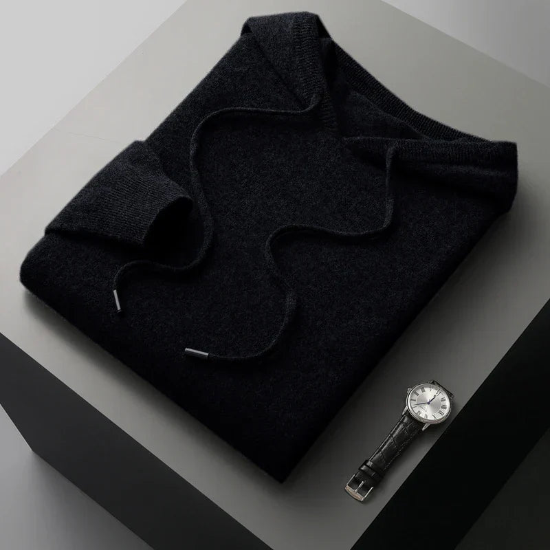 Hoodie I Merino För Män | Ideal för alla årstider