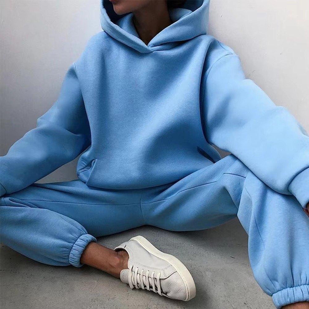 Casual Vintage Oversized Tränings- & Joggingdräkt För Damer | Perfekt för Vardagsbruk