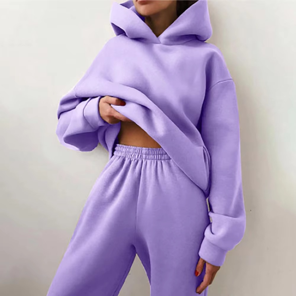Casual Vintage Oversized Tränings- & Joggingdräkt För Damer | Perfekt för Vardagsbruk