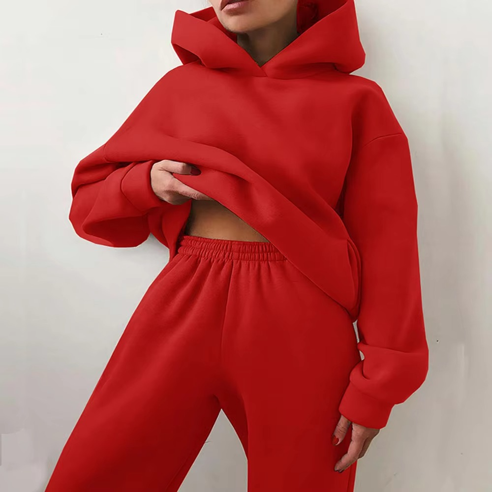 Casual Vintage Oversized Tränings- & Joggingdräkt För Damer | Perfekt för Vardagsbruk