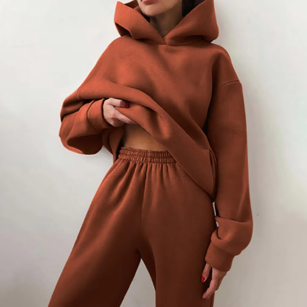 Casual Vintage Oversized Tränings- & Joggingdräkt För Damer | Perfekt för Vardagsbruk