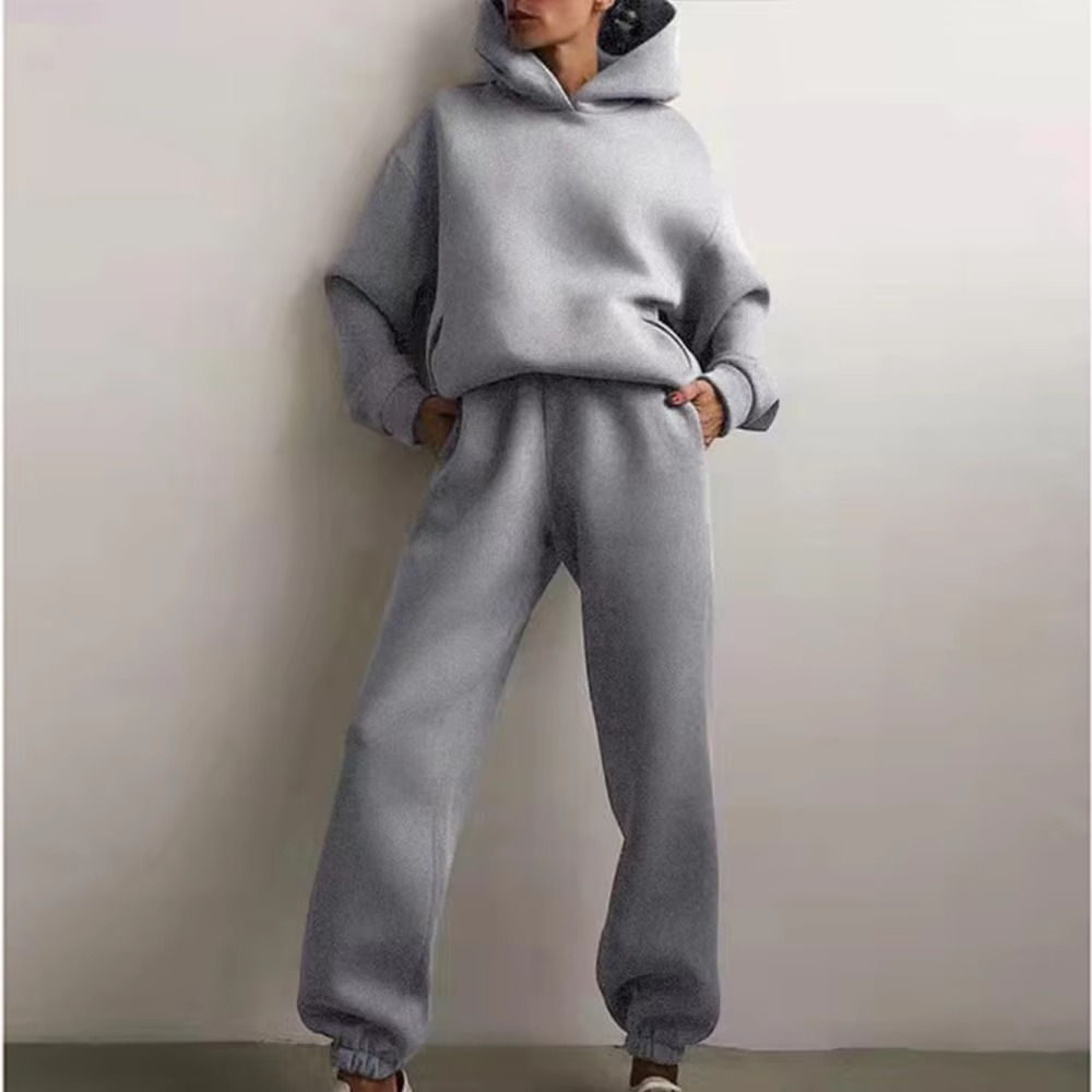 Casual Vintage Oversized Tränings- & Joggingdräkt För Damer | Perfekt för Vardagsbruk