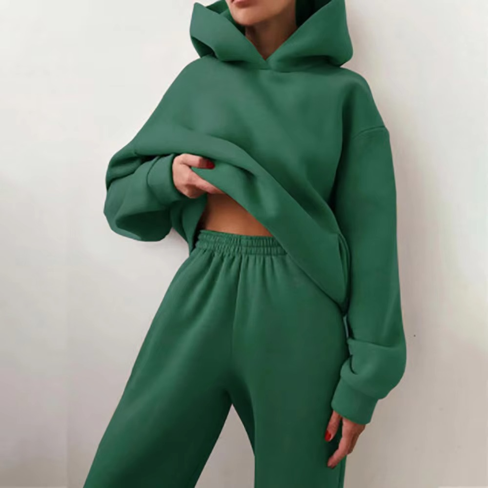 Casual Vintage Oversized Tränings- & Joggingdräkt För Damer | Perfekt för Vardagsbruk