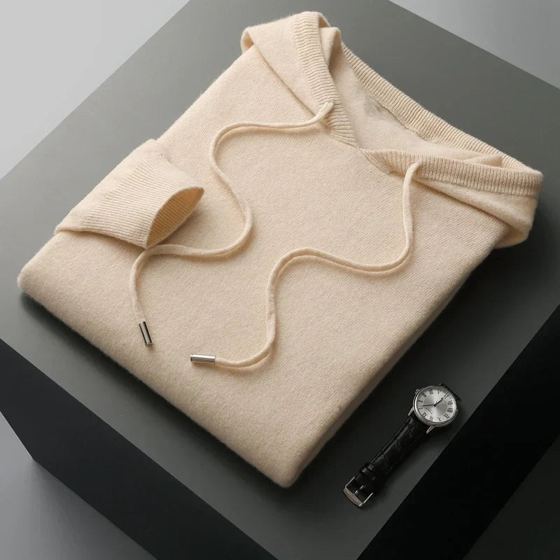 Hoodie I Merino För Män | Ideal för alla årstider