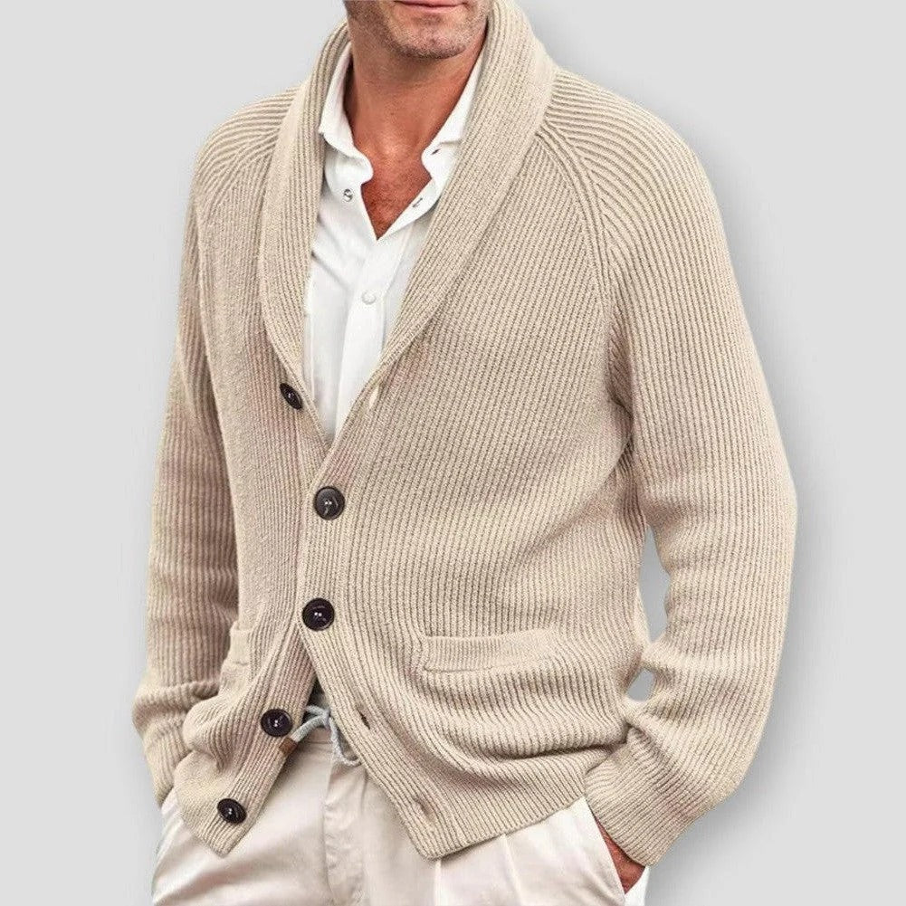 Tidlös Cardigan Med Sjalkrage | Ideal för alla årstider