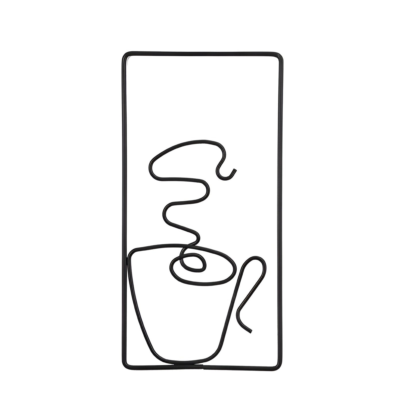 BrewScape | Stilf Konst, Estetisk Kaffekopp Väggkonst, Perfekt för Kaféer & Mysiga Utrymmen