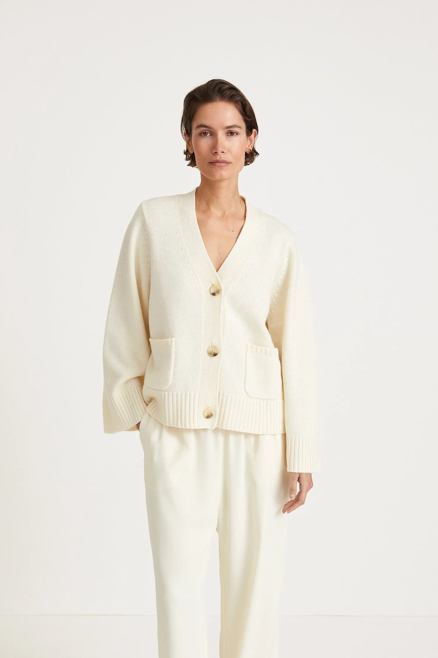 Mjuk Merinos-Cardigan | Ideal för alla årstider
