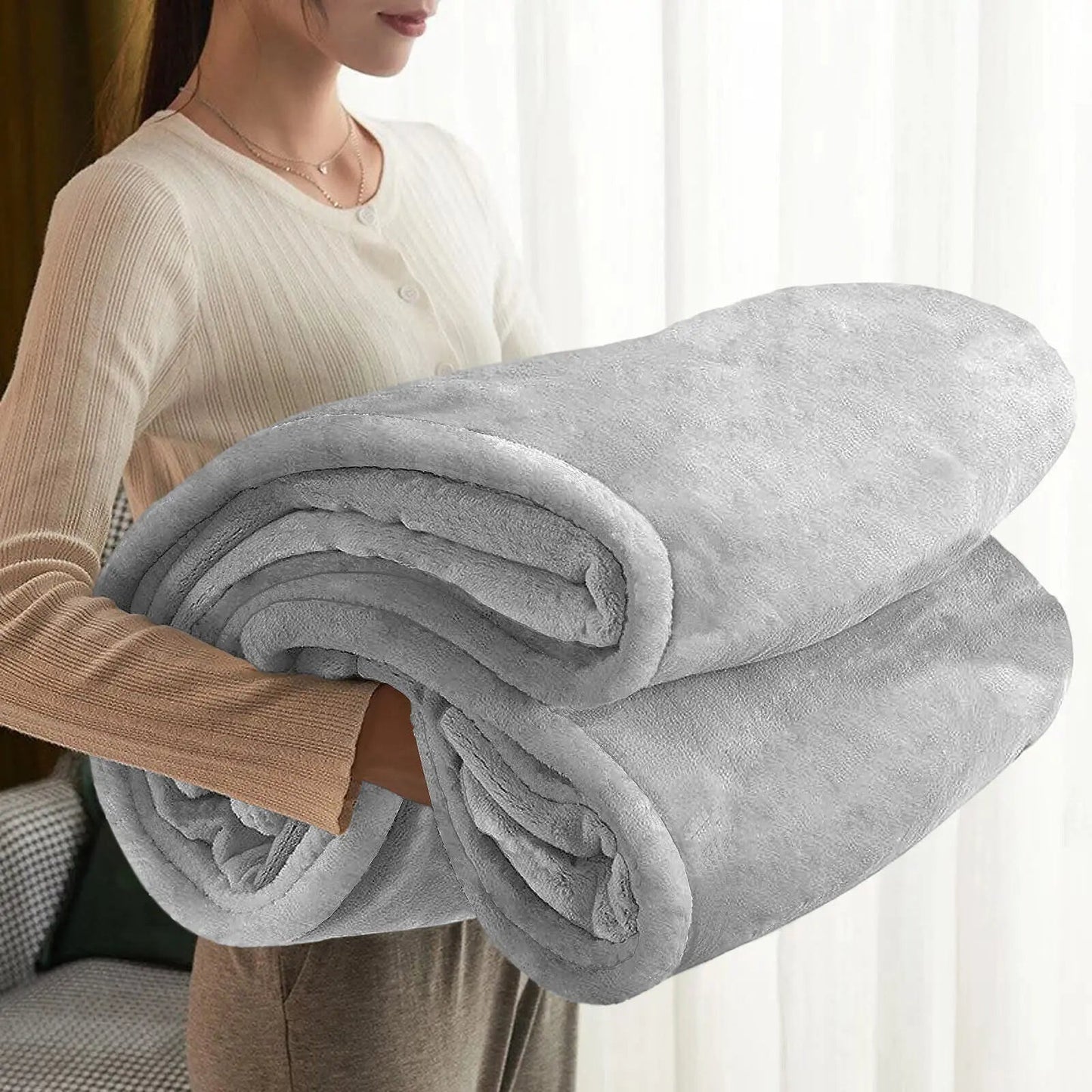 EverCozy | Tjock Filt för Höst, Vinter & Vår, & Mysig året runt, Mjuk & Andningsbar, Perfekt för Hemmet, Resor & Lager-på-Lager