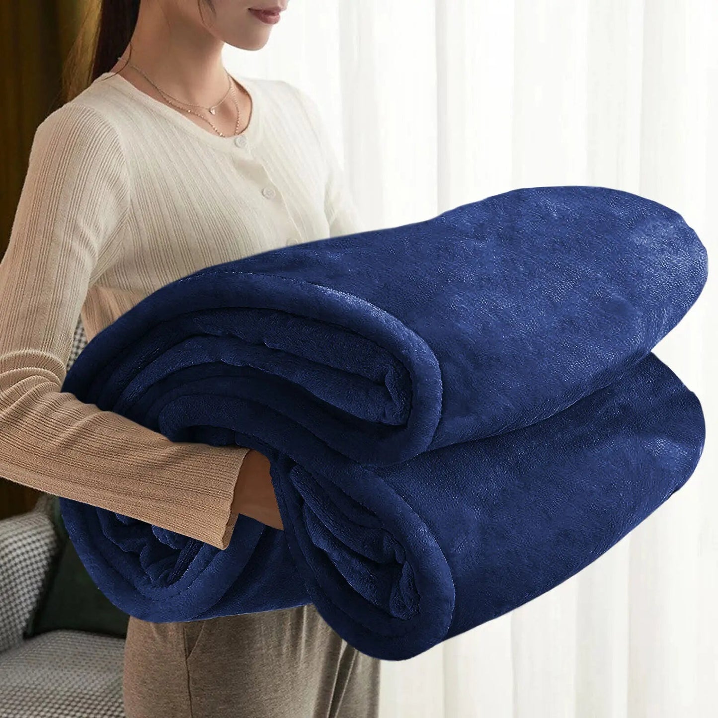 EverCozy | Tjock Filt för Höst, Vinter & Vår, & Mysig året runt, Mjuk & Andningsbar, Perfekt för Hemmet, Resor & Lager-på-Lager