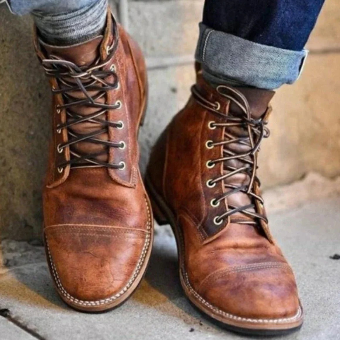 Eleganta stövlar För Män | Ideal för utomhusaktiviteter