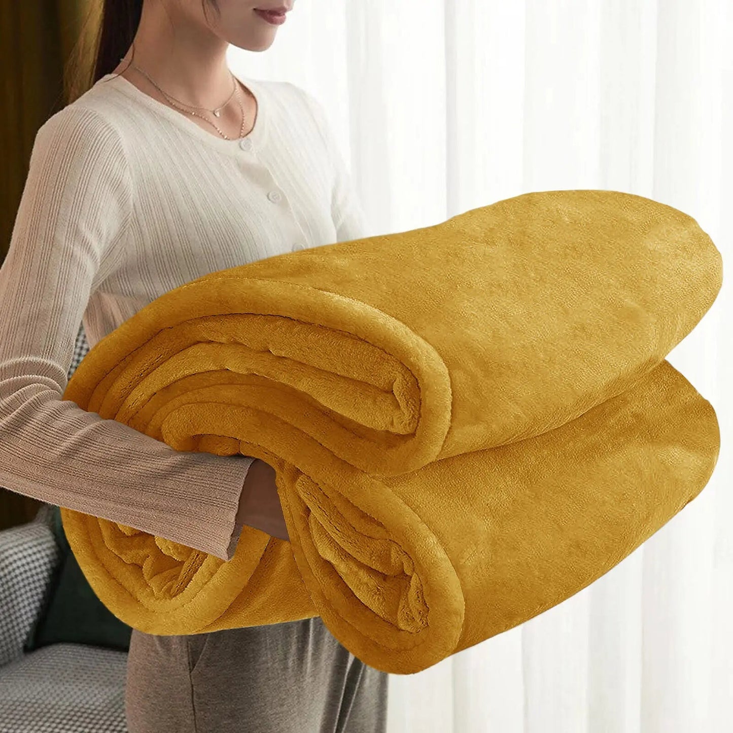 EverCozy | Tjock Filt för Höst, Vinter & Vår, & Mysig året runt, Mjuk & Andningsbar, Perfekt för Hemmet, Resor & Lager-på-Lager