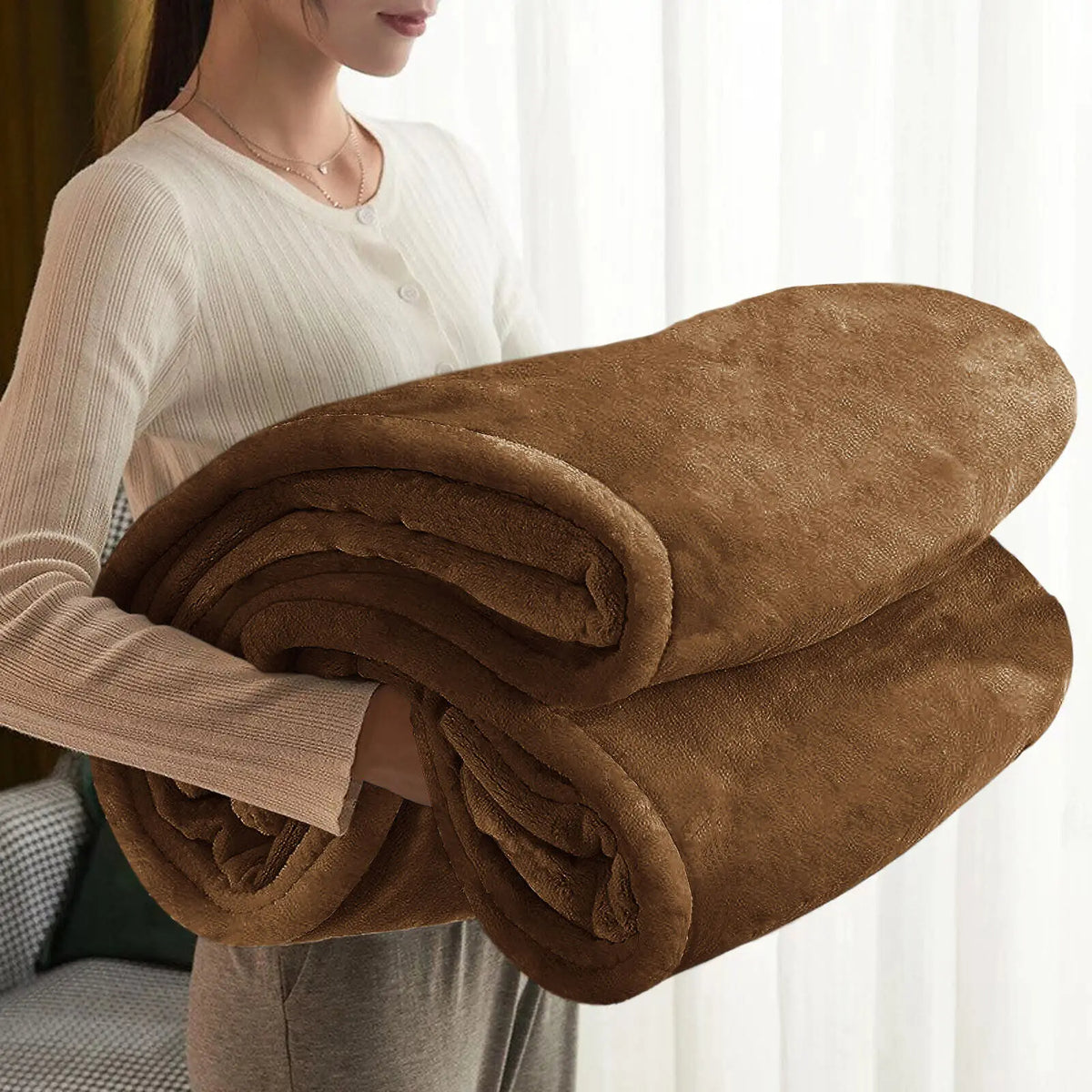 EverCozy | Tjock Filt för Höst, Vinter & Vår, & Mysig året runt, Mjuk & Andningsbar, Perfekt för Hemmet, Resor & Lager-på-Lager