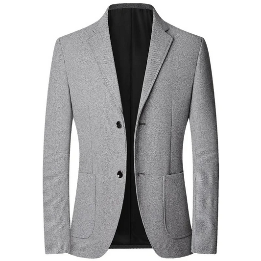 Ledig Sammets Slim Fit Blazer för Herr | Perfekt för Alla Säsonger