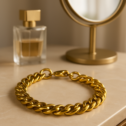 Damarmband med klassisk kantkedja 0