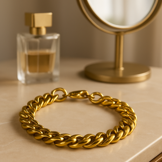 Damarmband med klassisk kantkedja 0