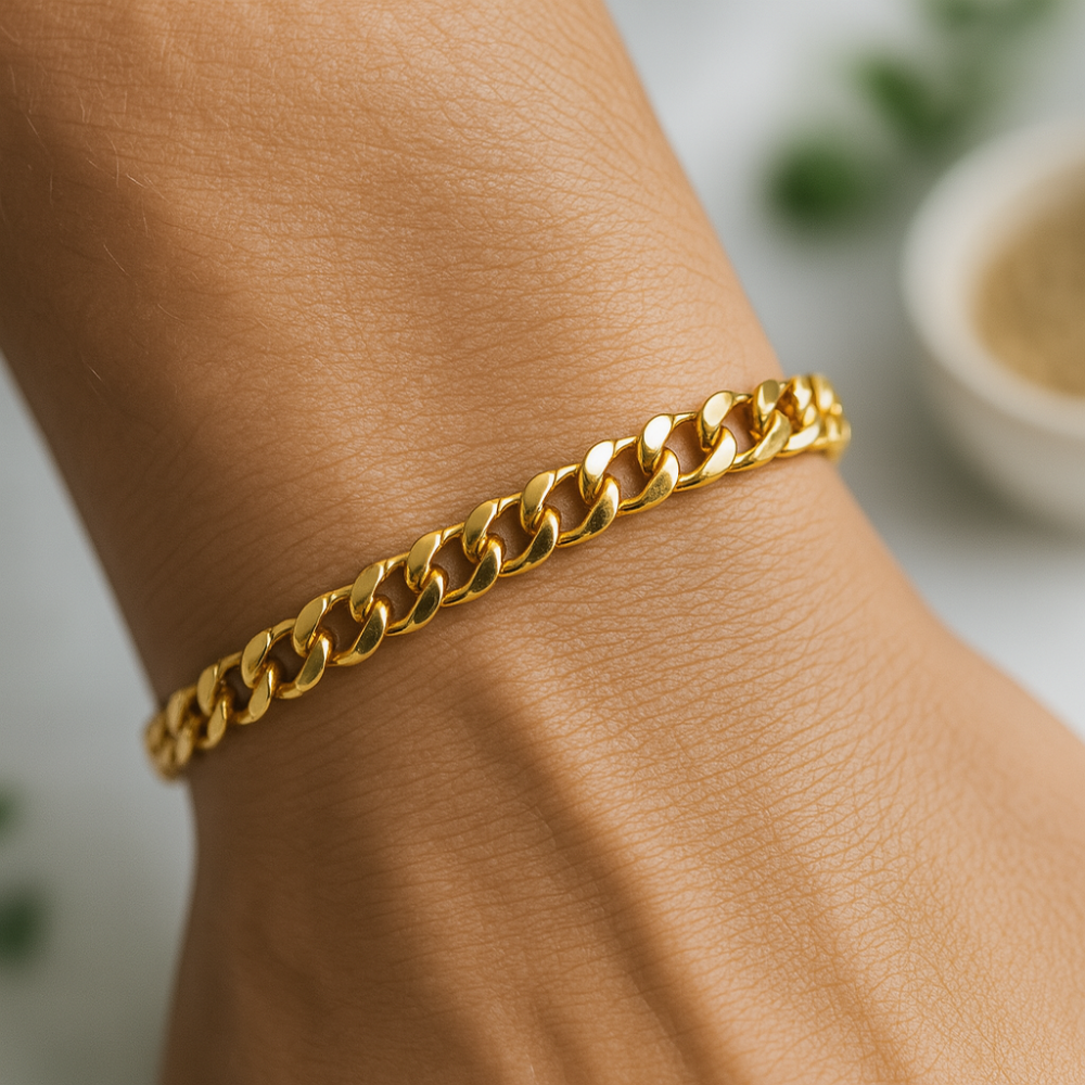 Damarmband med klassisk kantkedja 1