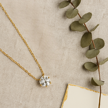 Halsband med hänge och geometrisk design för kvinnor 1