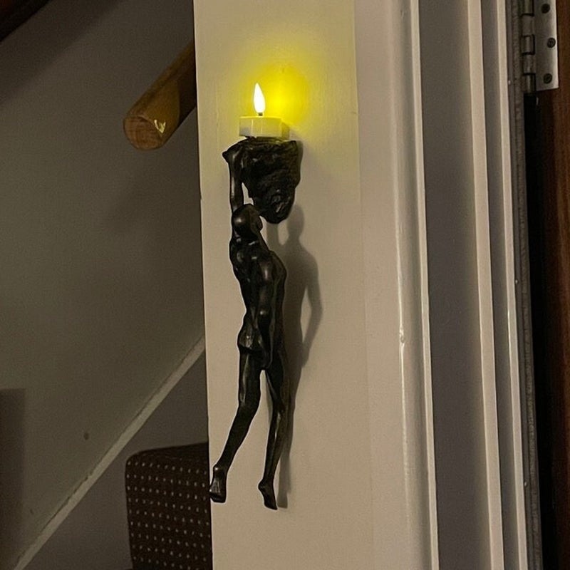 Klätterväggstaty – 3D-väggdekoration för inomhusvisning 6