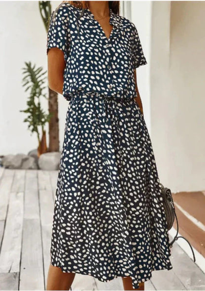 Somrig Vintageklänning För Kvinnor | Ideal för sommaren