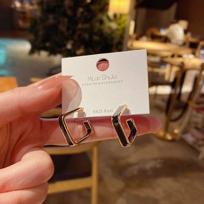 Örhängen med rund design för kvinnor 6