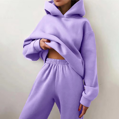 Casual Vintage Oversized Tränings- & Joggingdräkt För Damer | Perfekt för Vardagsbruk