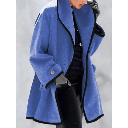 Elegant Dubbelknäppt Vinter Trenchcoat för Kvinnor | Perfekt för Vinter och Höst