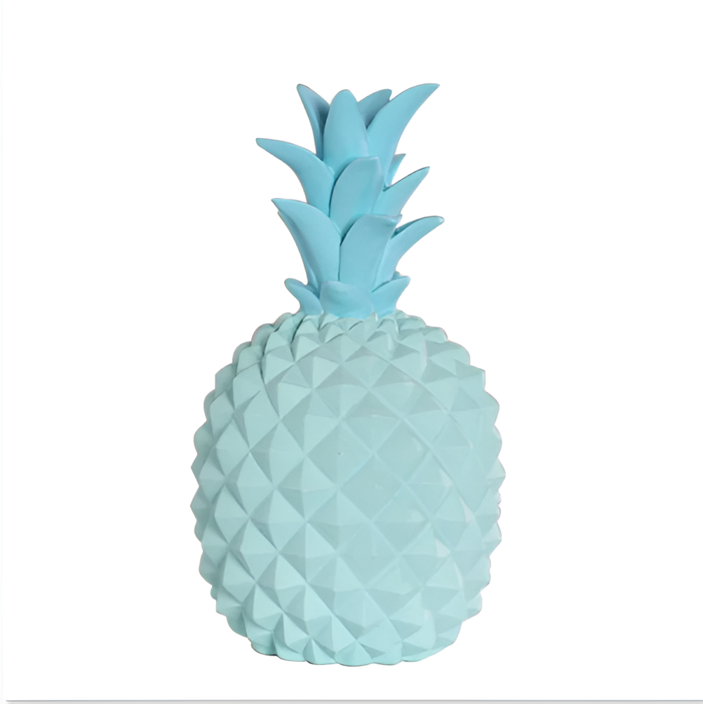 SavannaVault | Livlig Sparbössa, Harts Ananas Myntbox, Perfekt För Heminredning