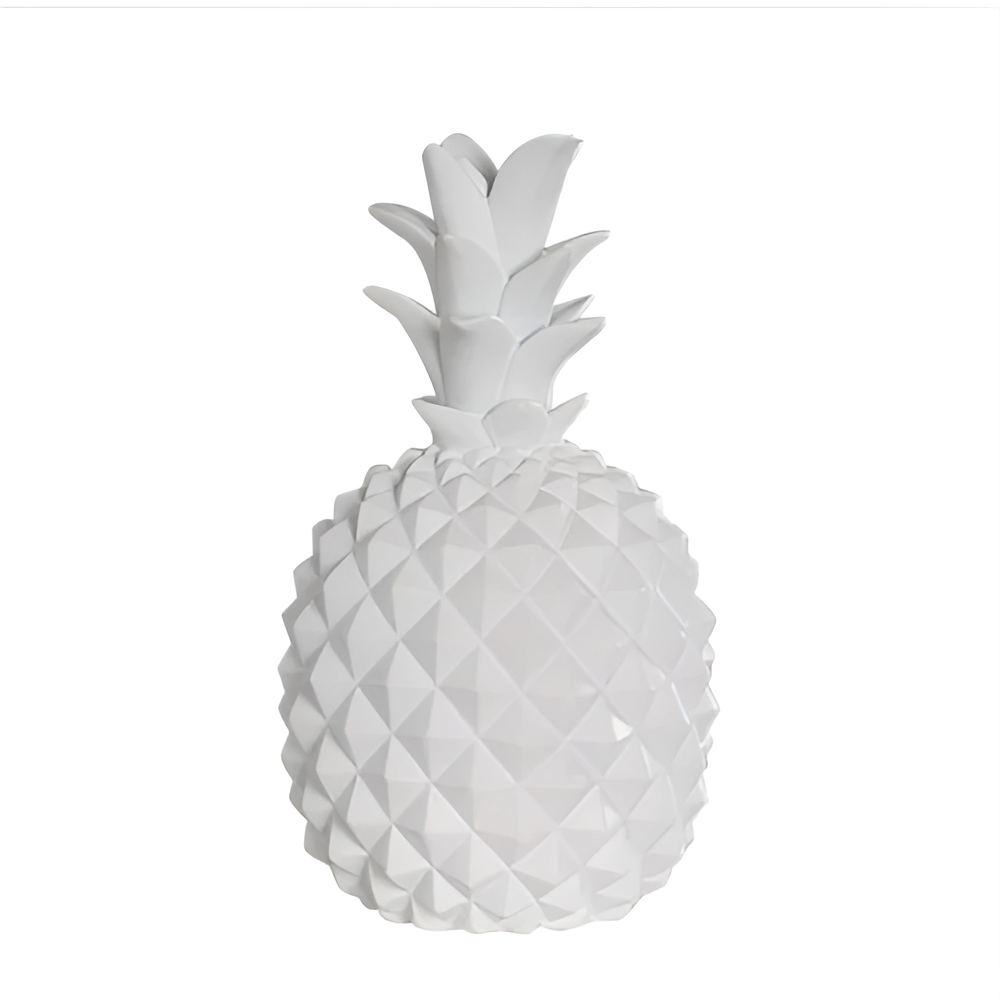 SavannaVault | Livlig Sparbössa, Harts Ananas Myntbox, Perfekt För Heminredning