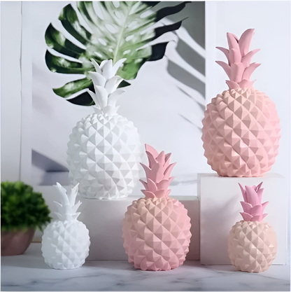 SavannaVault | Livlig Sparbössa, Harts Ananas Myntbox, Perfekt För Heminredning