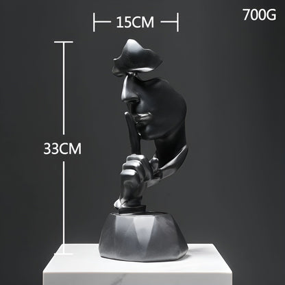 VisageAbstract | Kreativ Harts Ansiktsskulptur, Modern Konst, Perfekt För Unika Detaljer