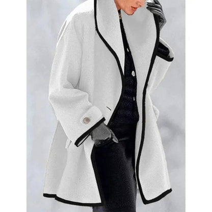 Elegant Dubbelknäppt Vinter Trenchcoat för Kvinnor | Perfekt för Vinter och Höst